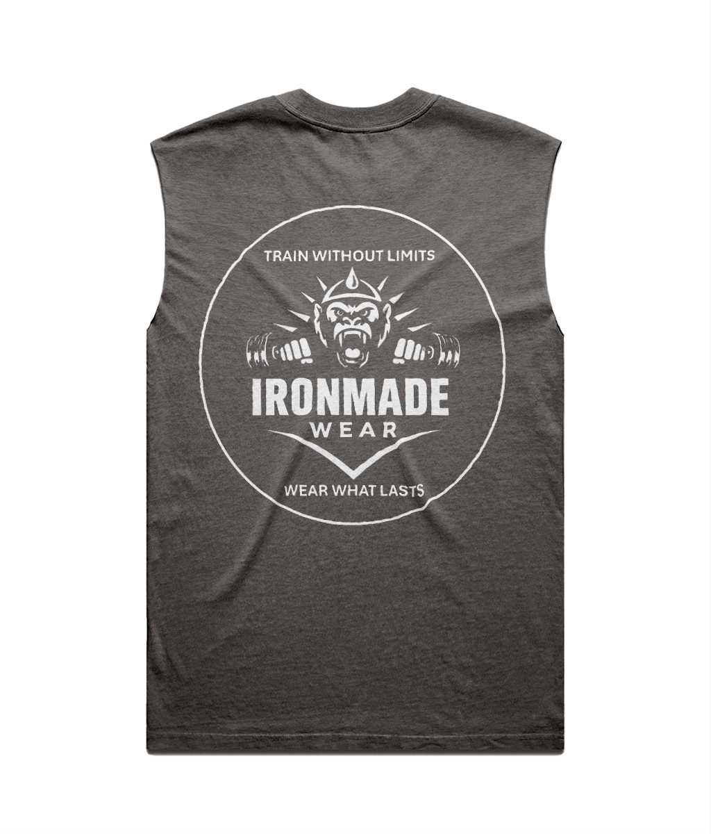 Men’s Faded Tank Top | Double Logo
