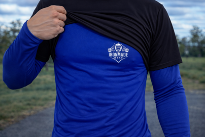 Men’s Baselayer in Royal Blue, regular fit training baselayer built for movement and performance