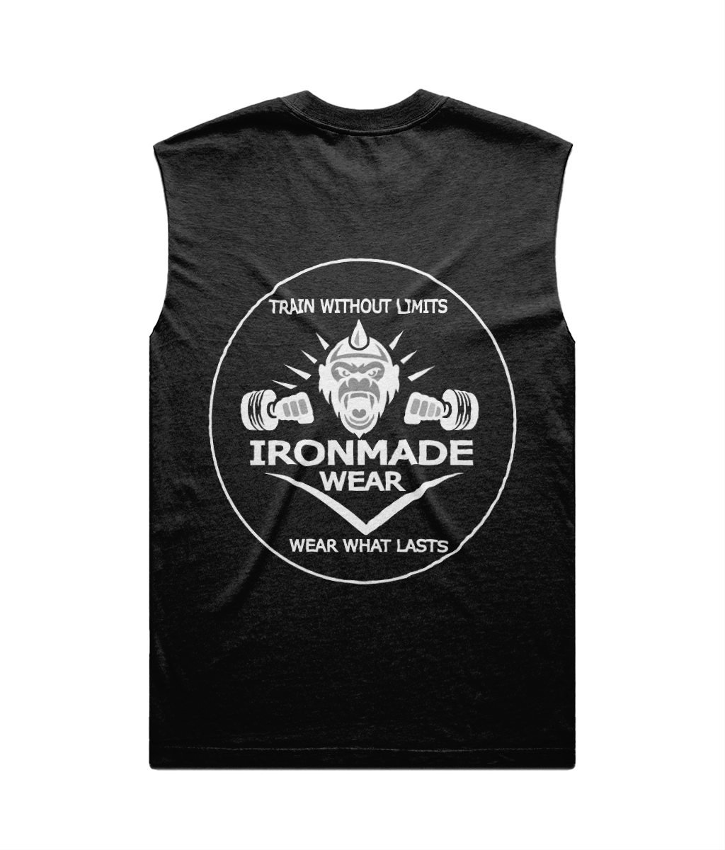 Men’s Faded Tank Top | Double Logo- Dark Collection
