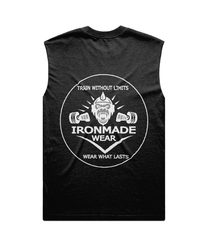 Men’s Faded Tank Top | Double Logo- Dark Collection