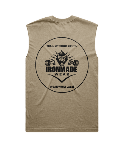 Men’s Faded Tank Top | Double Logo- Light Collection