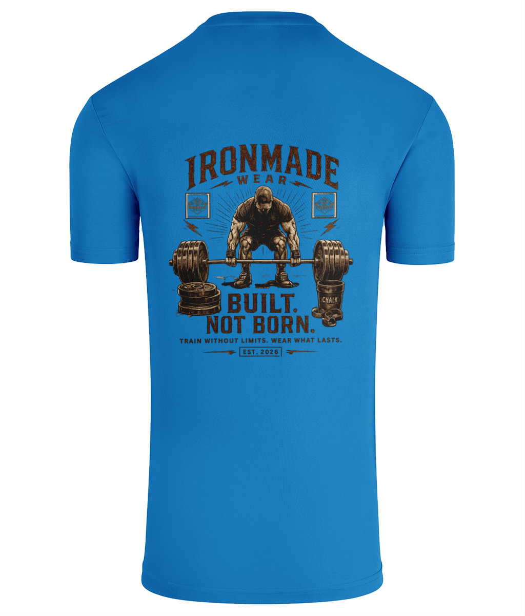 Men’s Performance T‑Shirt  | Double Logo- Stocked Colours