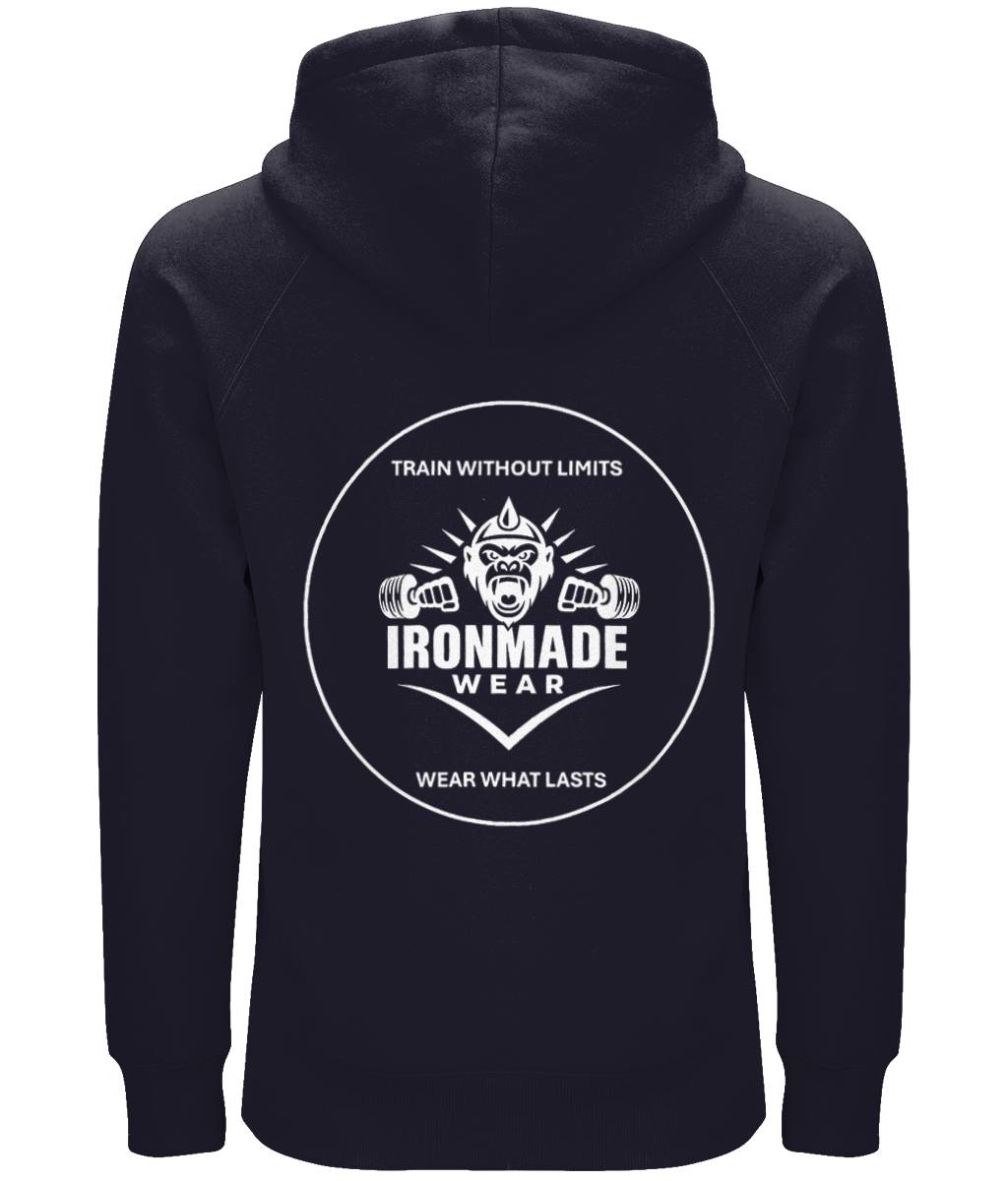 Men's Heavy Hoodie | Double Logo- Dark Collection