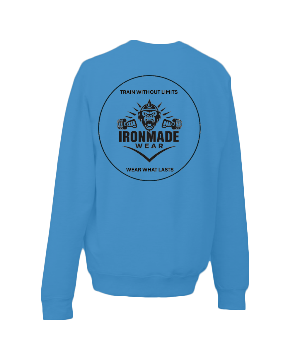 Kids sweatshirt in Sapphire Blue – warm fleece children’s sweater