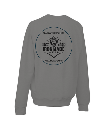 Kids sweatshirt in Charcoal – cosy brushed fleece regular fit top