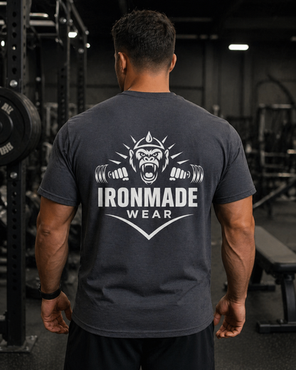 Men’s Classic Oversized Tee | Single Logo- Dark Collection