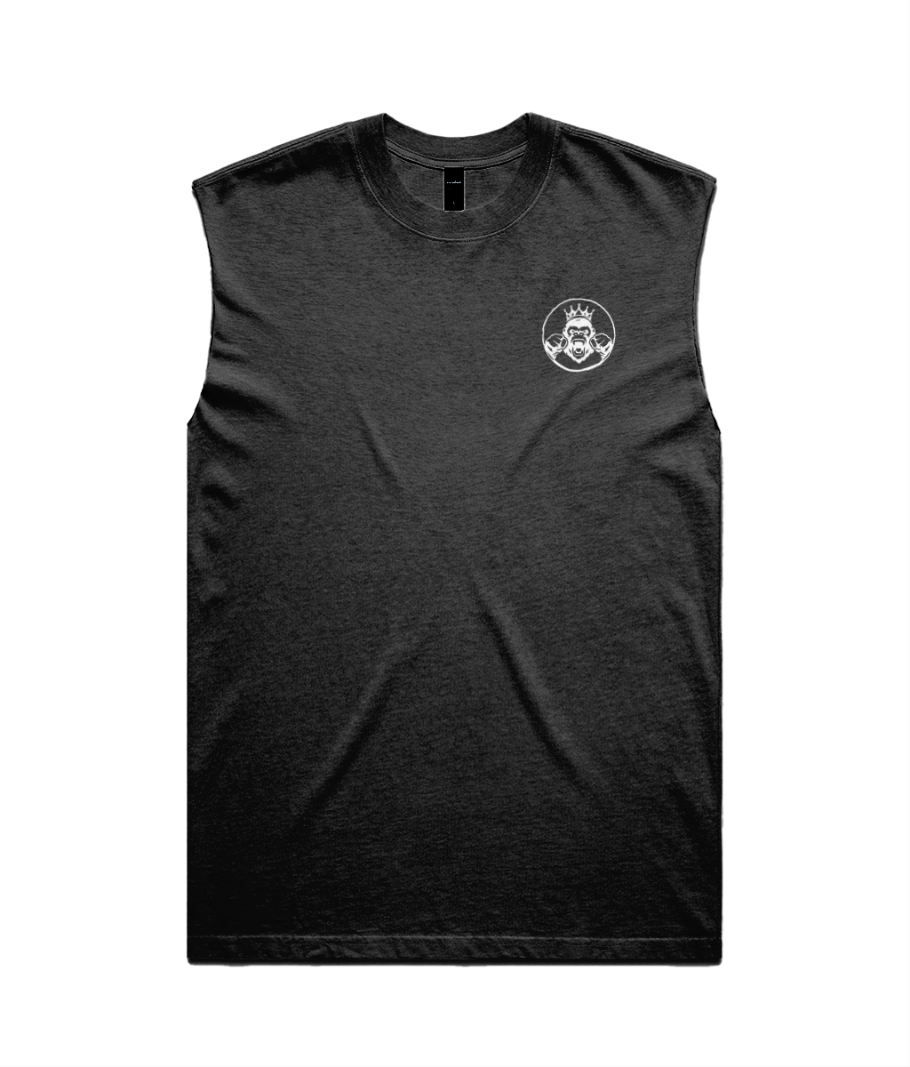 Men’s Faded Tank Top | Double Logo- Dark Collection