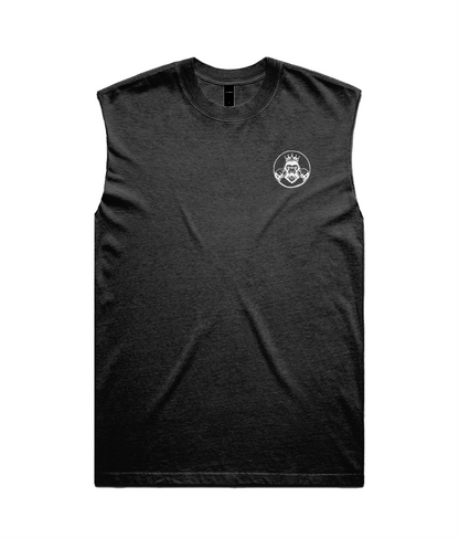 Men’s Faded Tank Top | Double Logo- Dark Collection