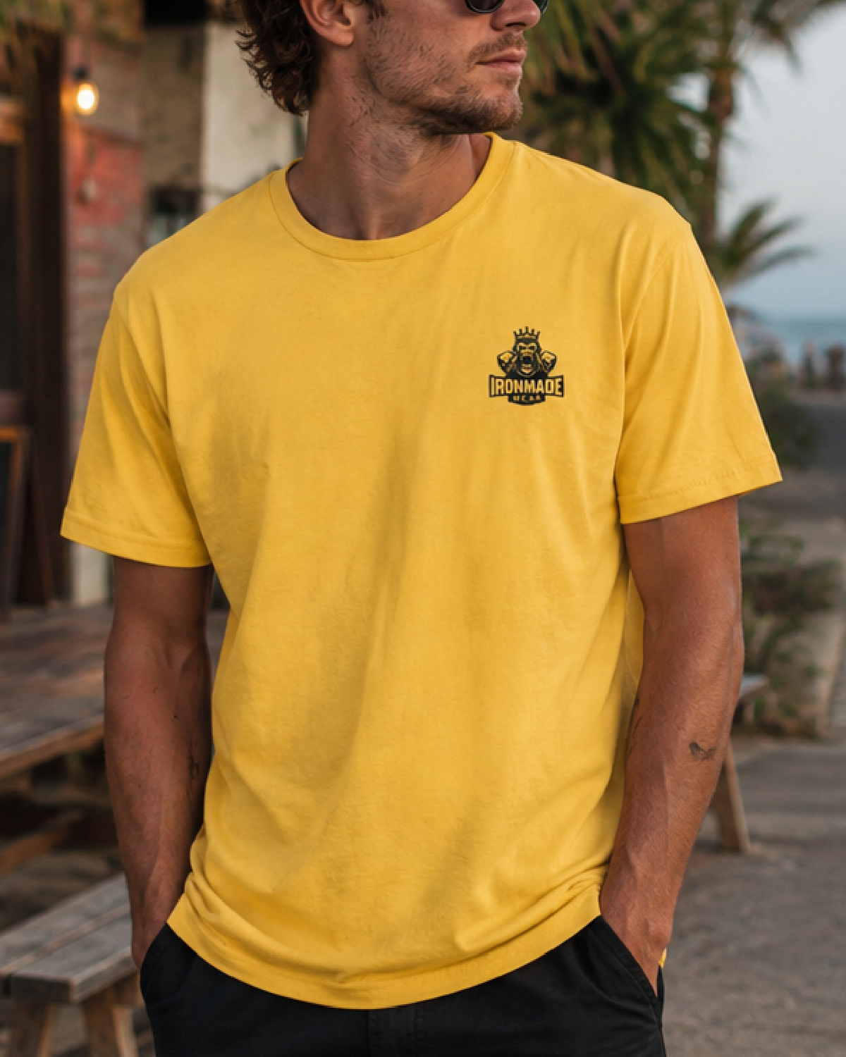 Men's T-Shirt  | Double Logo | Light Collection