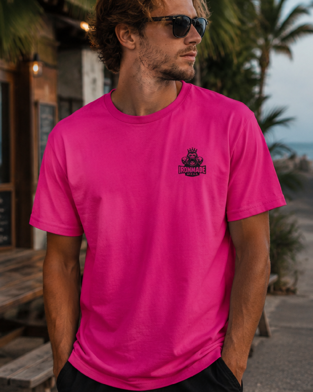 Men's T-Shirt  | Double Logo | Light Collection