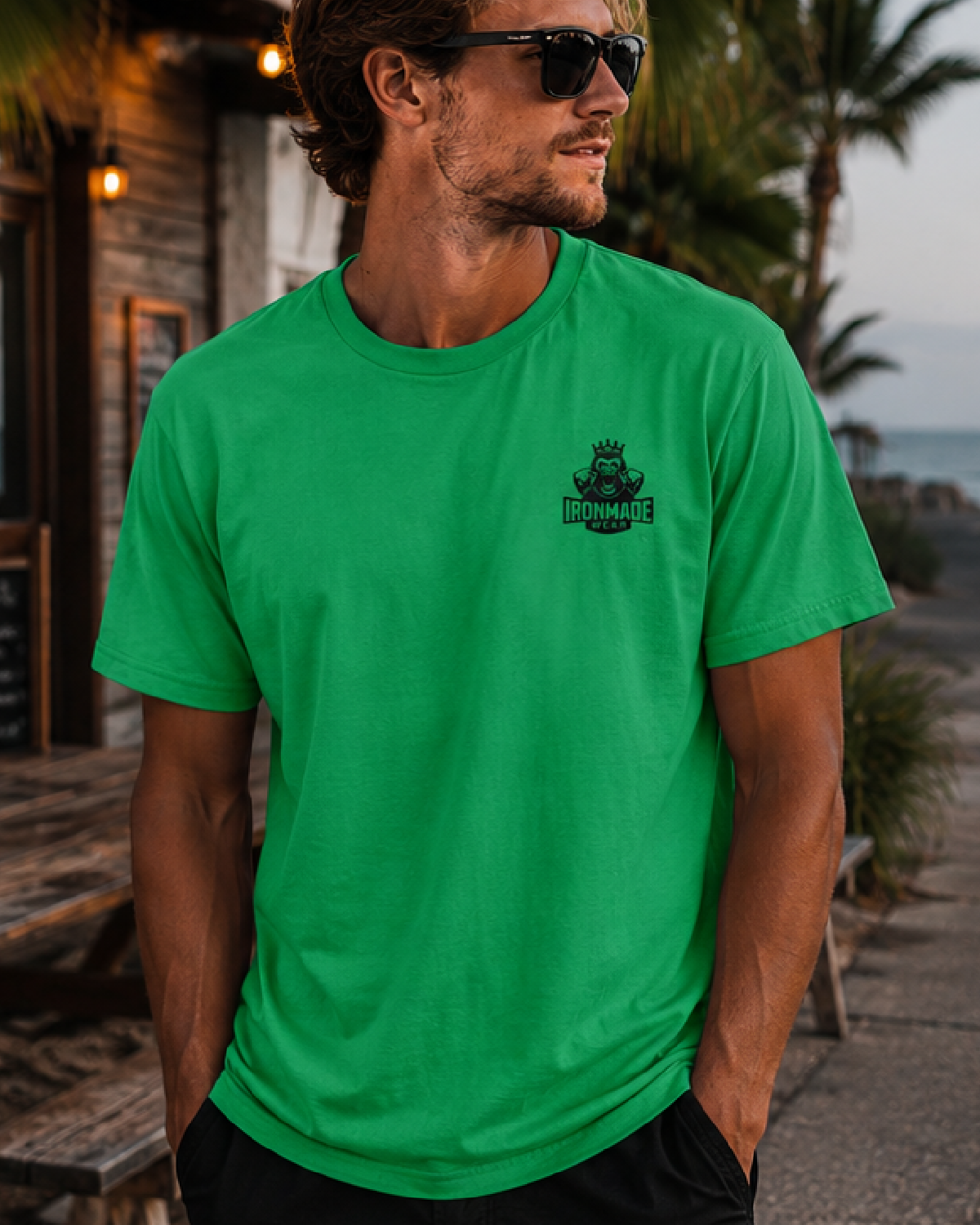 Men's T-Shirt  | Double Logo | Light Collection
