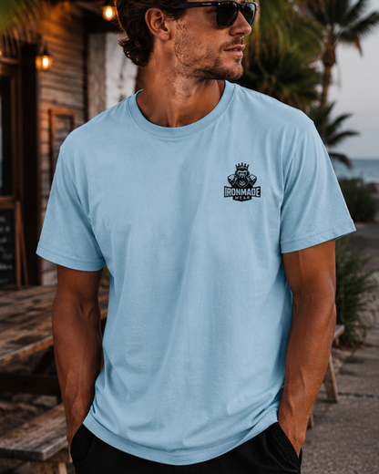 Men's T-Shirt  | Double Logo | Light Collection