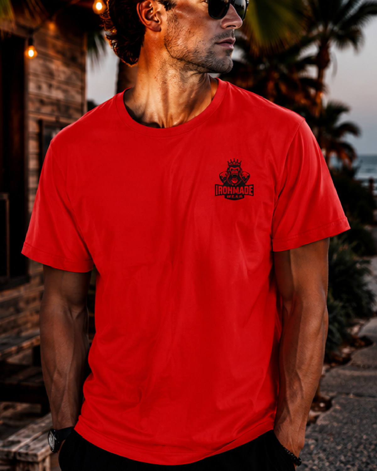 Men's T-Shirt  | Double Logo | Light Collection