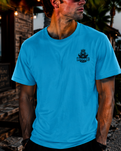 Men's T-Shirt  | Double Logo | Light Collection