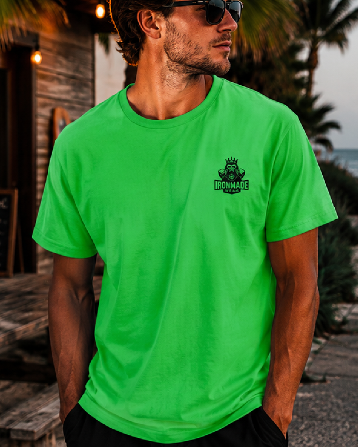 Men's T-Shirt  | Double Logo | Light Collection