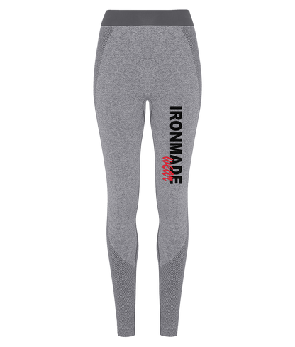 Women’s Seamless 3D Fit Sculpt Leggings in Charcoal – squat‑proof moisture‑wicking gym leggings