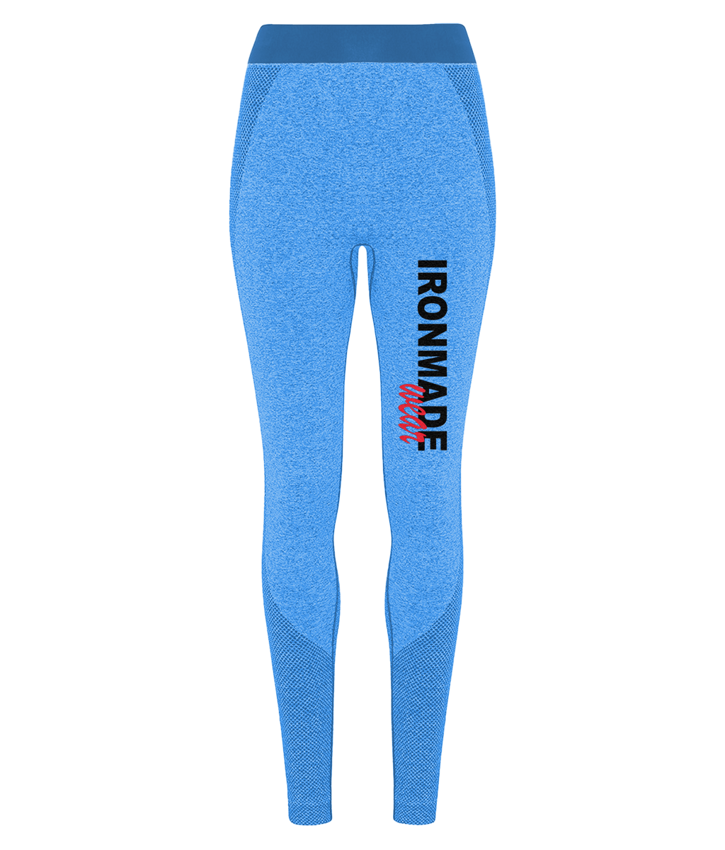 Women’s Seamless 3D Fit Sculpt Leggings in Sapphire – moisture‑wicking squat‑proof training leggings