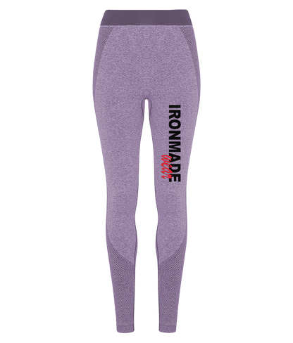 Women’s Seamless 3D Fit Sculpt Leggings in Purple – breathable fitted workout leggings