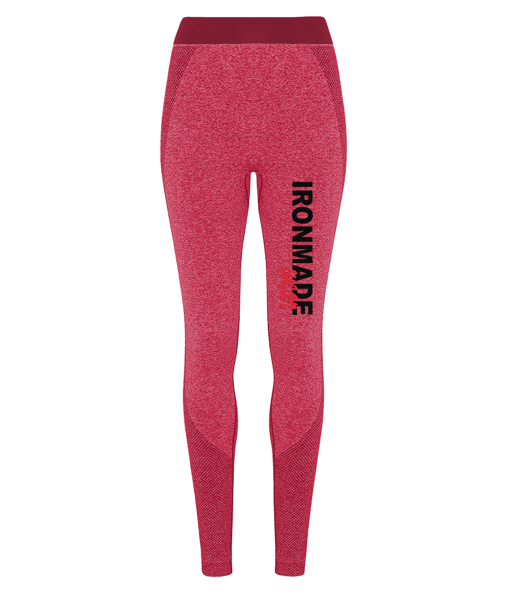 Women’s Seamless 3D Fit Sculpt Leggings in Burgundy – sculpting compression gym leggings