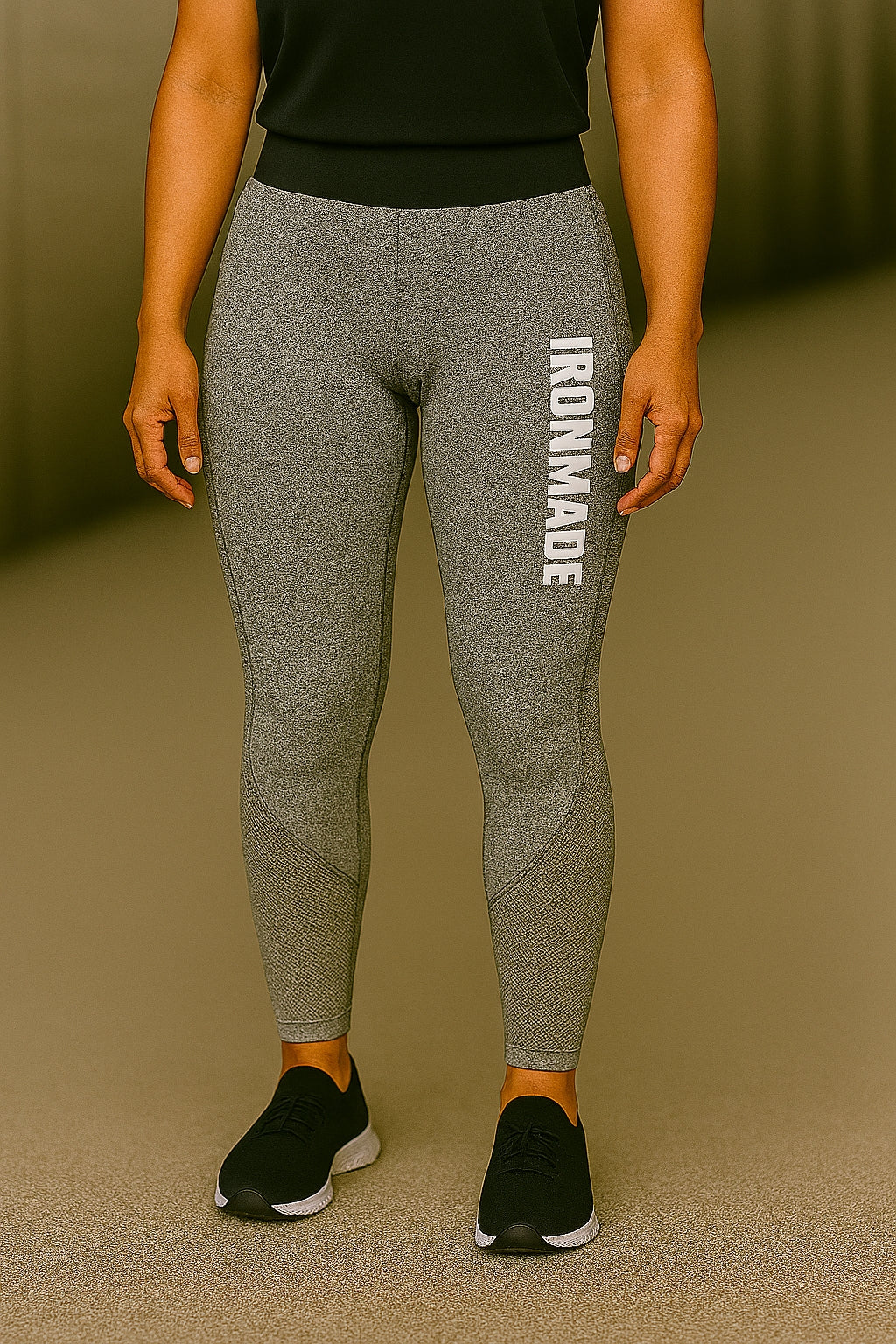 Women’s Seamless 3D Fit Sculpt Leggings in Olive – seamless squat‑proof women’s active leggings