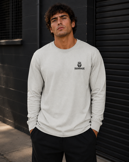 Men's Long Sleeve Tee | Single Logo