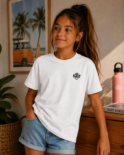 Kids Heavy Cotton T‑Shirt | Double Logo