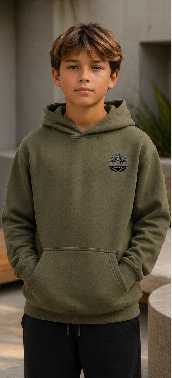 Kids Hoodie- Single Logo