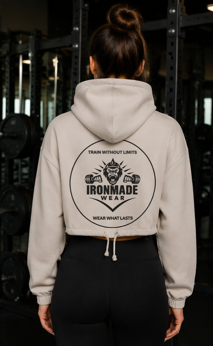 Women’s Cropped Hoodie| Light Collection