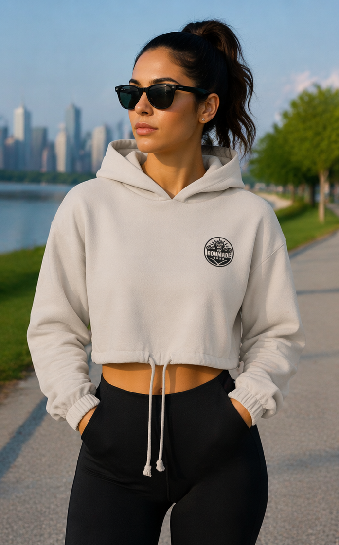 Women’s Cropped Hoodie| Light Collection