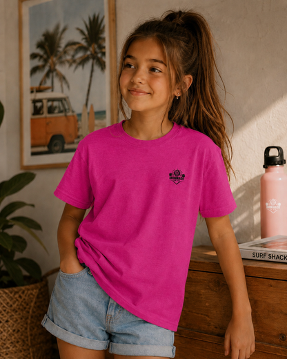 Kids Heavy Cotton T‑Shirt | Double Logo