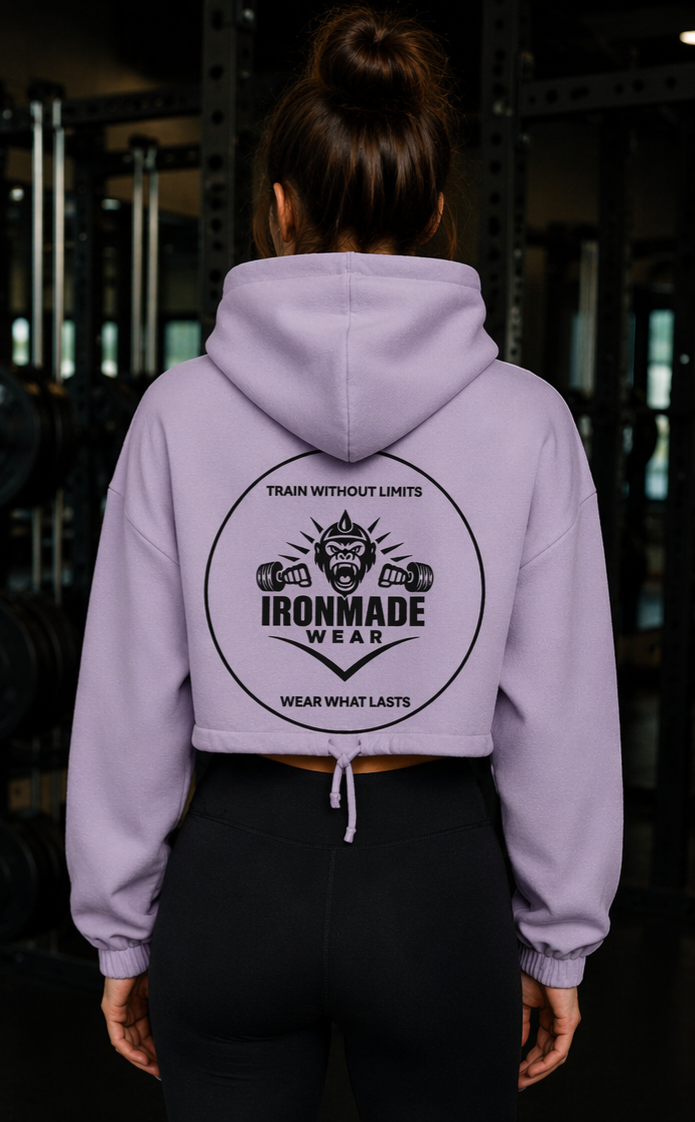 Women’s Cropped Hoodie| Light Collection