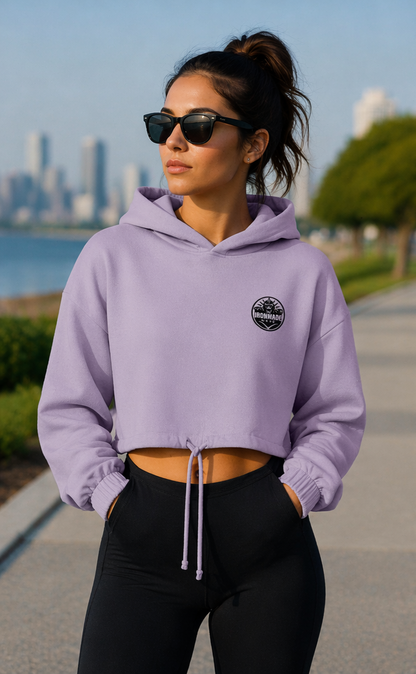 Women’s Cropped Hoodie| Light Collection