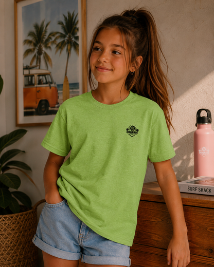 Kids Heavy Cotton T‑Shirt | Double Logo