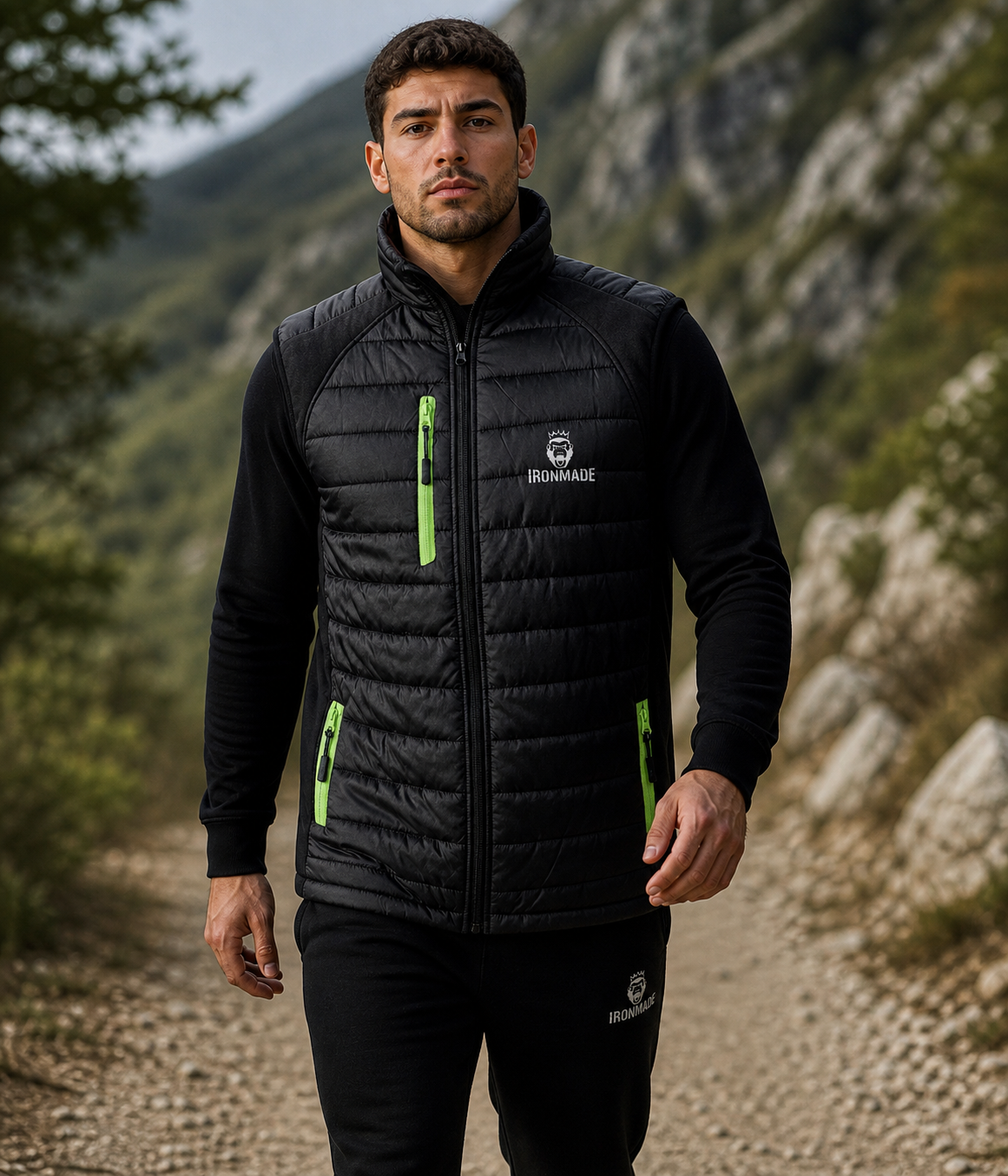 Men's Padded Softshell Gilet