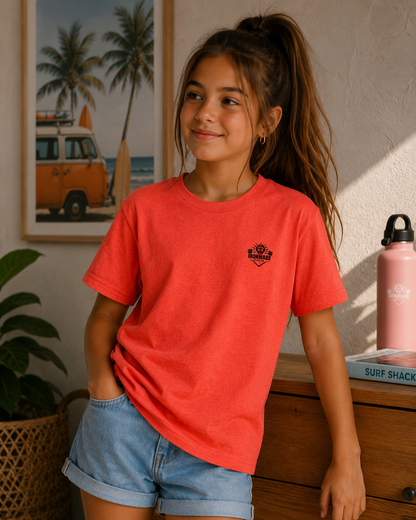 Kids Heavy Cotton T‑Shirt | Double Logo