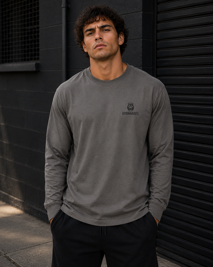 Men's Long Sleeve Tee | Single Logo