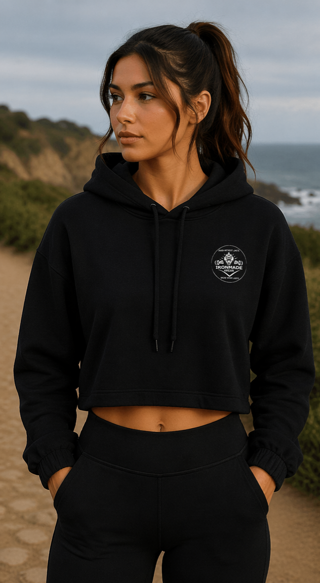 Women’s Cropped Hoodie| Dark Collection