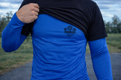 Men’s Baselayer in Sapphire Blue, men’s performance baselayer with quick‑dry Neoteric™ fabric