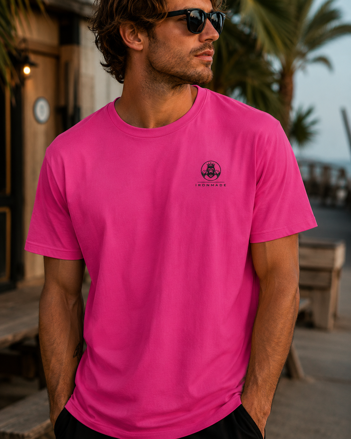 Men's Casual T-Shirt  | Double Logo