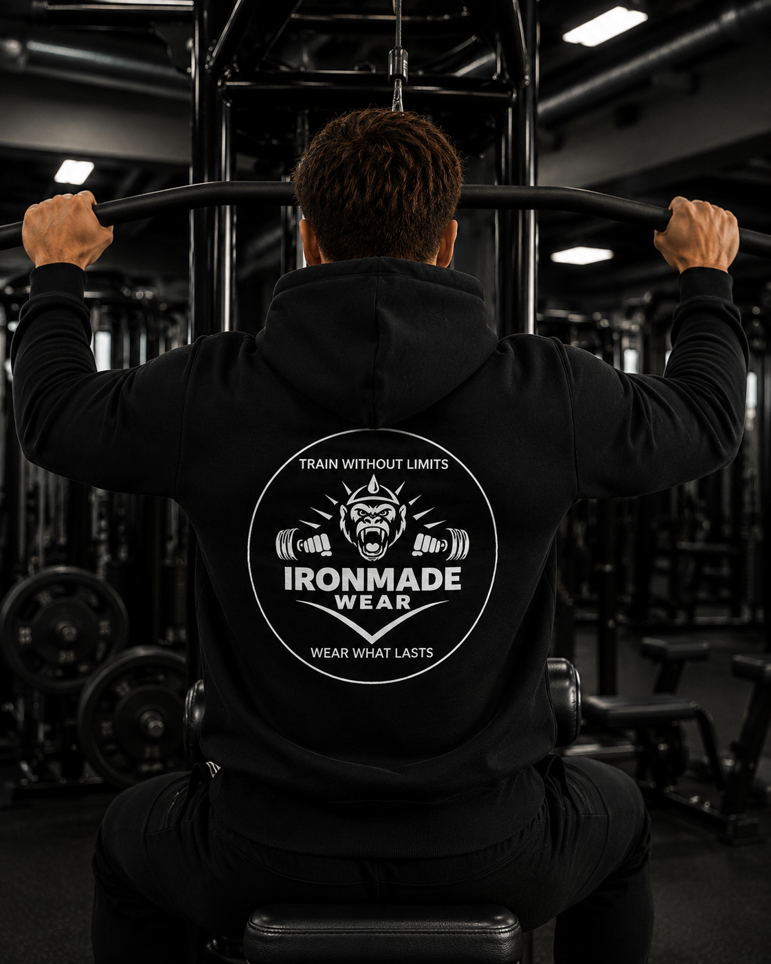 Men's Heavy Hoodie | Double Logo