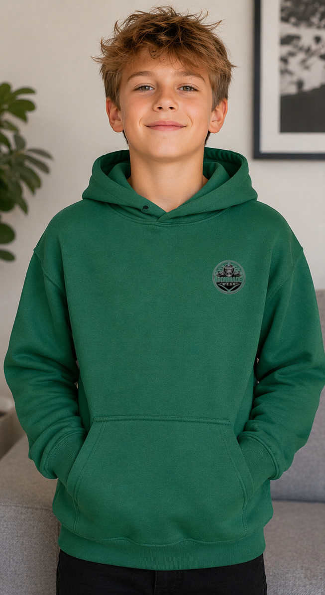Kids Hoodie- Single Logo