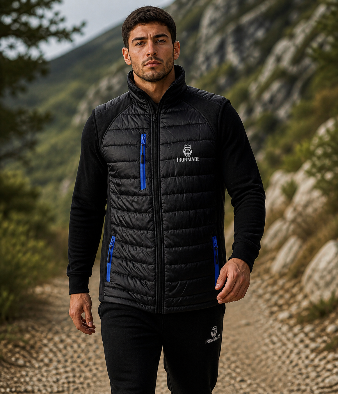 Men's Padded Softshell Gilet