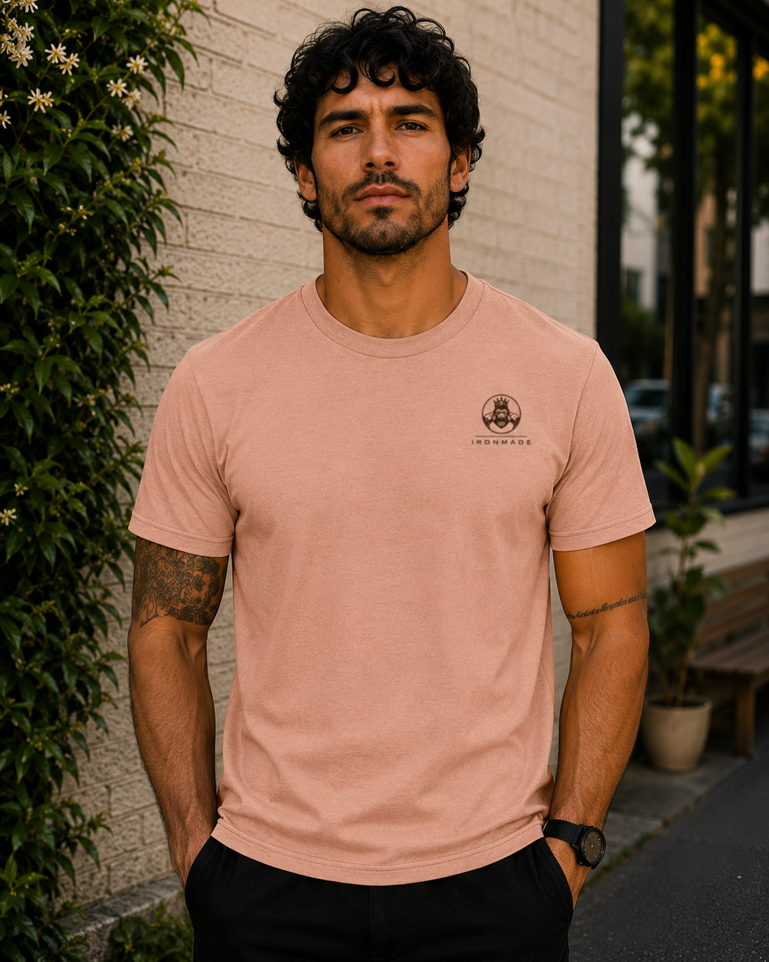 Men’s Casual T-Shirt | Double Logo