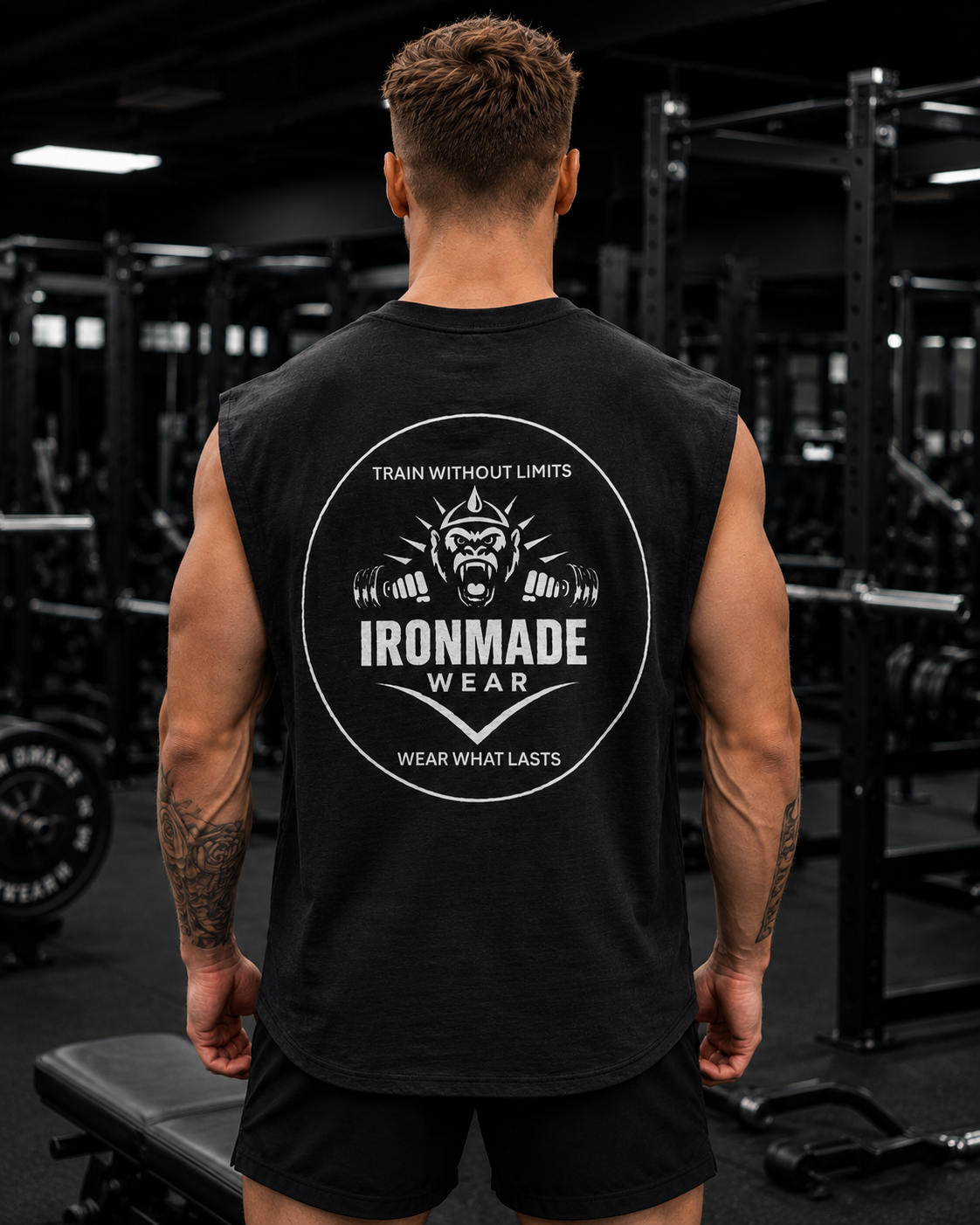 Men’s Faded Tank Top | Double Logo