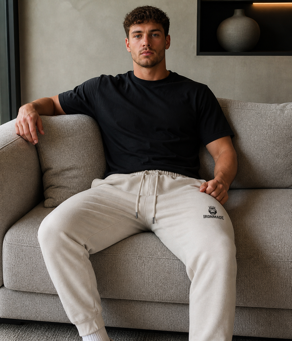 Men’s Relaxed Fit Joggers | Light Collection