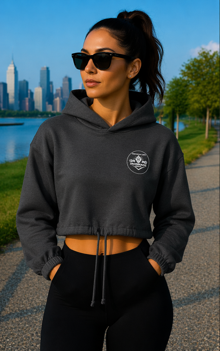 Women’s Cropped Hoodie| Dark Collection
