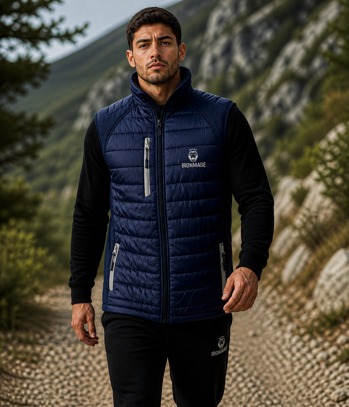 Men's Padded Softshell Gilet