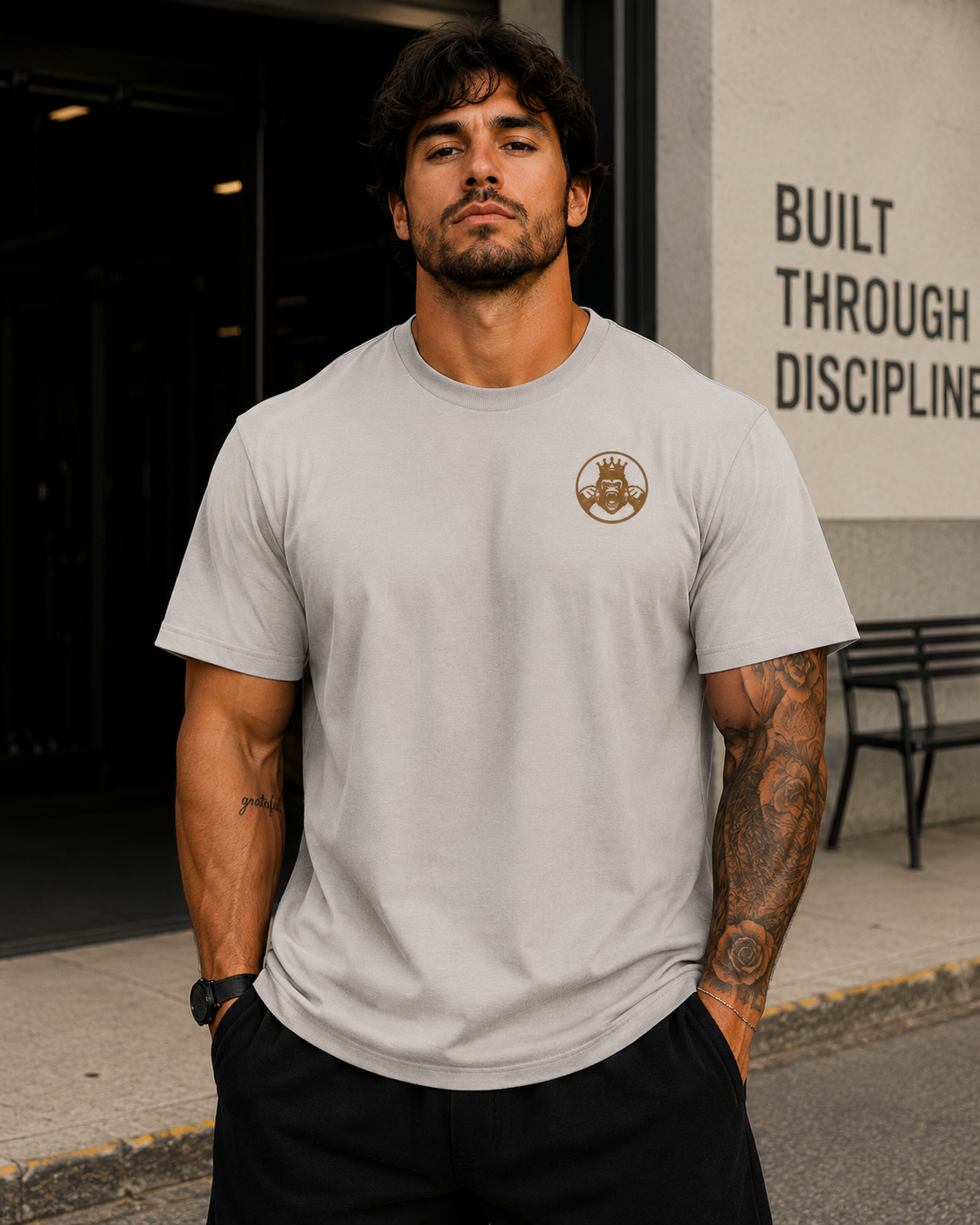 Men’s Oversized Tee | Double Logo| Wear What Lasts