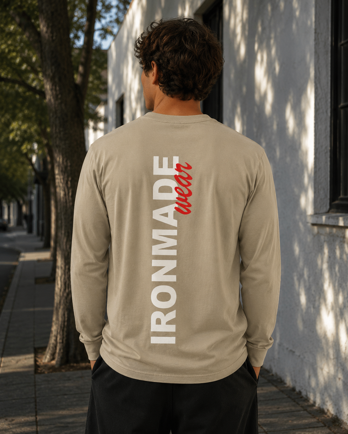 Men's Long Sleeve Tee | Double Logo