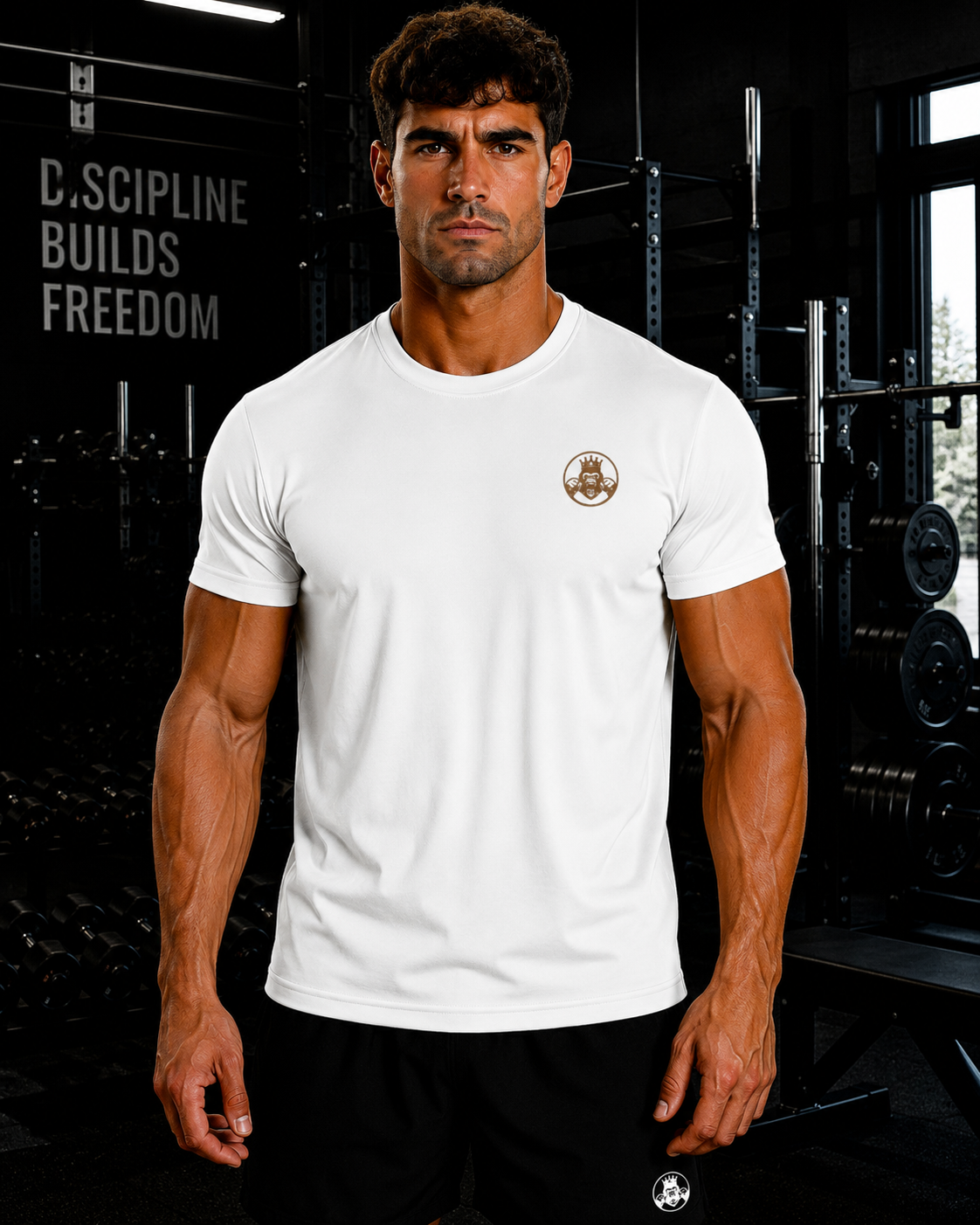 Men’s Performance T‑Shirt  | Double Logo